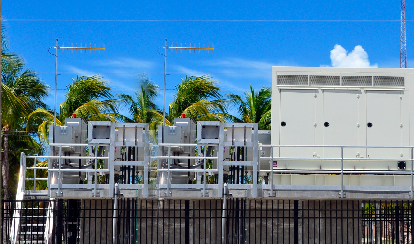 Planta eléctrica instalada con ENEL X